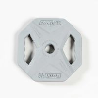 Штанга для аэробики и комплект дисков Прогресс (серая, 1,25-2,5-5 кг) PROFI-FIT