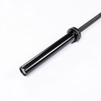 Гриф для штанги олимпийский женский 2010 мм (черный, до 480 кг, замки-пружины) D50 мм PROFI-FIT