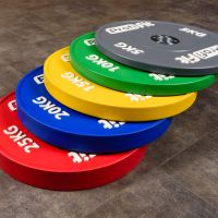 Диск профессиональный обрезиненный HARD цветной D51 мм PROFI-FIT 10 кг