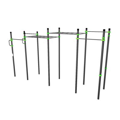 W224 Воркаут (поручни, 2 турника, рукоход клас. 2 ур., 2 перекладины, перекладины верт.) ZAVODSPORTA