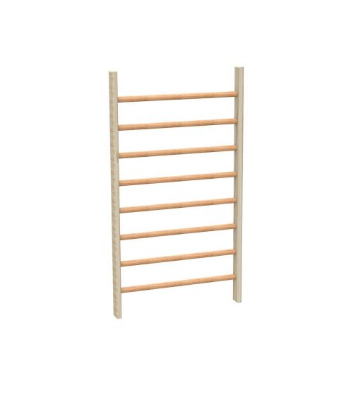 Стенка шведская, гимнастическая (в разобранном виде) массив 90 мм, 2,4х1 м ZAVODSPORTA