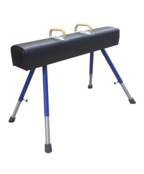 Конь гимнастический маховый (переменной высоты, ручки композитный материал) ZAVODSPORTA