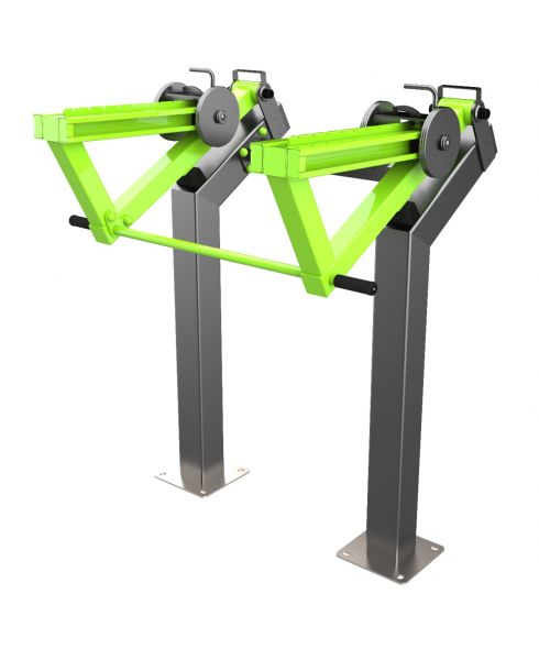 P-1804 Уличный тренажер Приседание с переменной нагрузкой ZAVODSPORTA