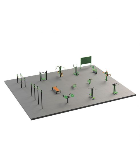 S-1005 Спортивная площадка 180 кв.м ZAVODSPORTA