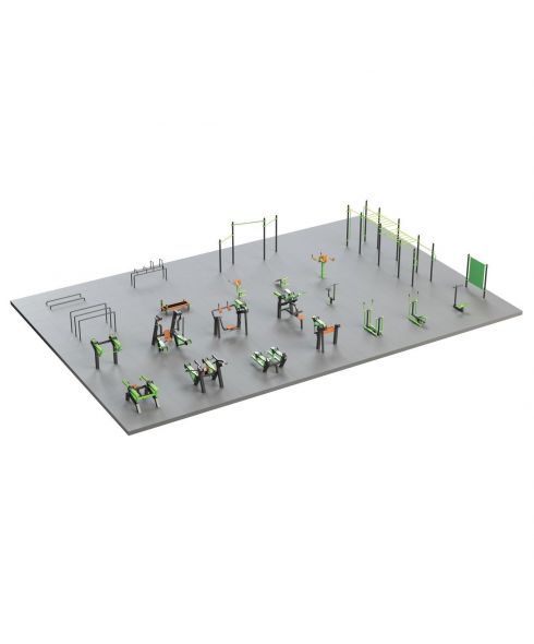 S-1015 Спортивная площадка 345 кв.м ZAVODSPORTA