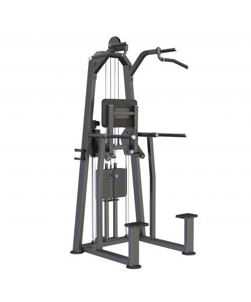 U3009C Турник, брусья с противовесом. Стек 88 кг